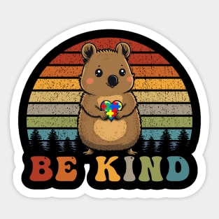 Be Kind Cute Quokka Sticker